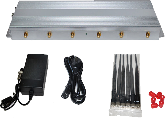 六天線信號屏蔽器所有部件